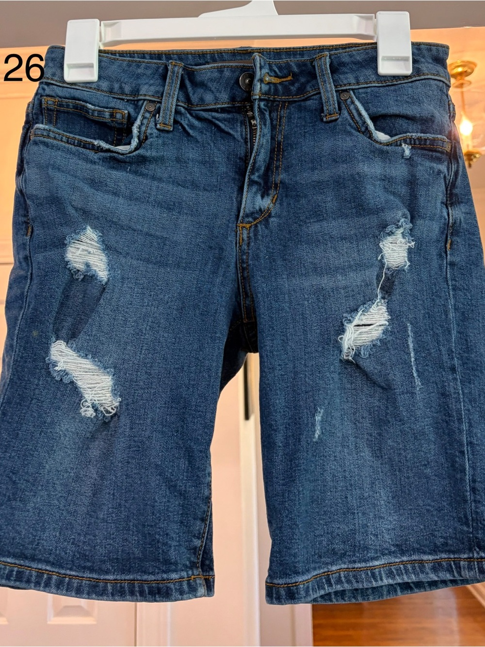 Joe’s Jeans distressed denim shorts